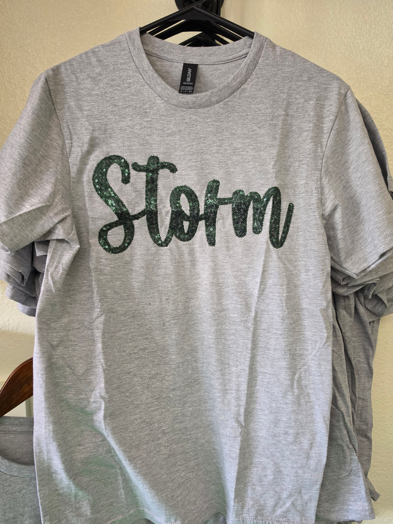 XL-Storm School Gameday Short Sleeve: Sport Gray
