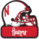 NCAA Nebraska Cornhuskers Football Helmet Magnet
