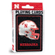 Nebraska Cornhuskers Neon-Styled Playing Cards - 54 Card Deck